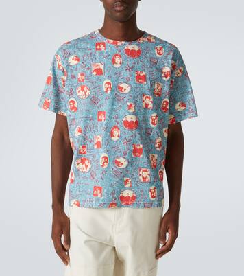 Camiseta Yearbook Boxy de algodón | Bode