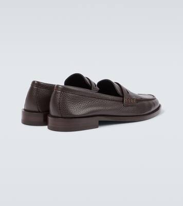 Perry leather penny loafers | Manolo Blahnik
