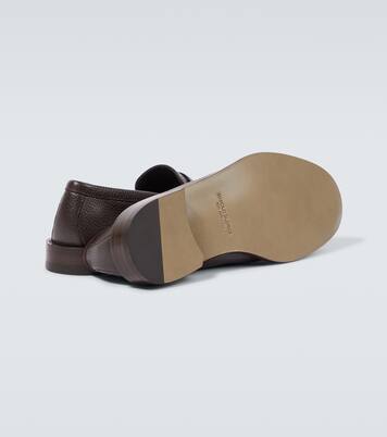 Perry leather penny loafers | Manolo Blahnik