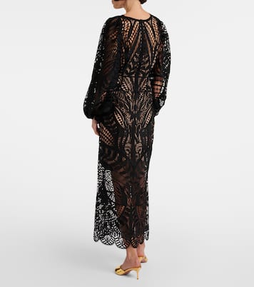 Nature guipure lace maxi dress | Farm Rio