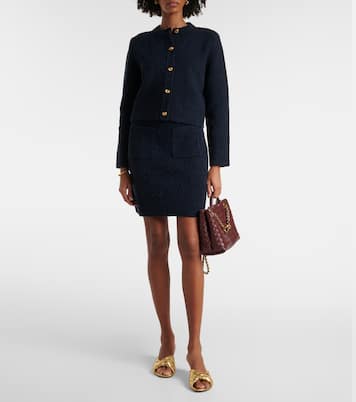 Jupe midi en bouclé | Bottega Veneta