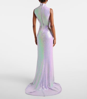 Radiella Wave ruffled sequined gown | Maticevski