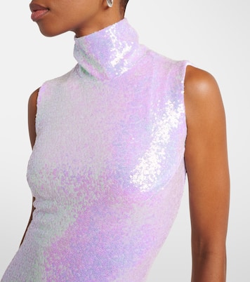 Radiella Wave ruffled sequined gown | Maticevski