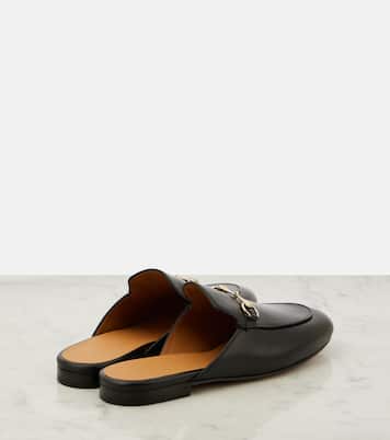 Slippers Princetown Horsebit GG aus Leder | Gucci