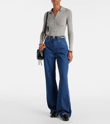 Slippers Princetown Horsebit GG aus Leder | Gucci