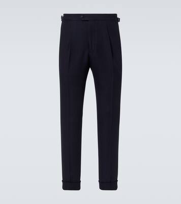 Pantalones rectos Amie de lana | Saman Amel