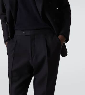 Pantalones rectos Amie de lana | Saman Amel