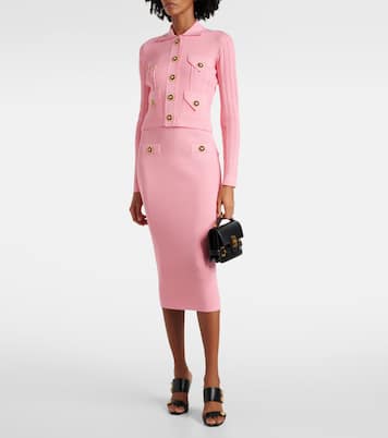 Cardigan aus Rippstrick | Balmain