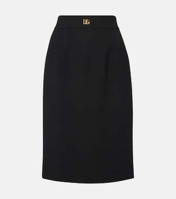 DG virgin wool pencil skirt | Dolce&Gabbana