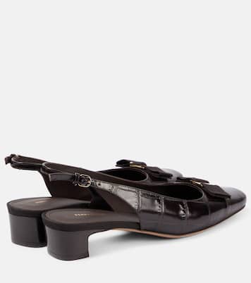 Slingback-Pumps Rivada 30 aus Leder | Ferragamo