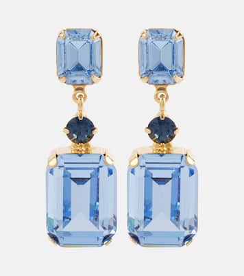 Justine gold-plated drop earrings | Jennifer Behr