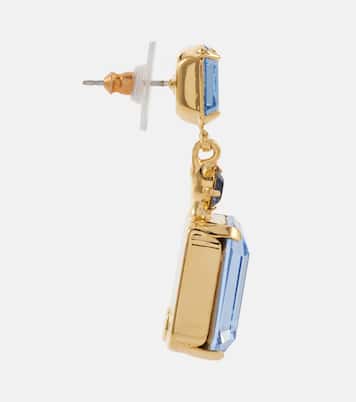 Justine gold-plated drop earrings | Jennifer Behr