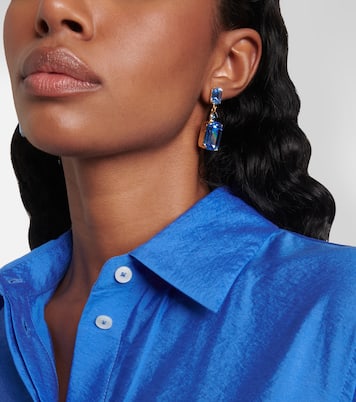 Justine gold-plated drop earrings | Jennifer Behr