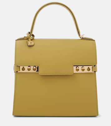 Tempête PM leather tote bag | Delvaux