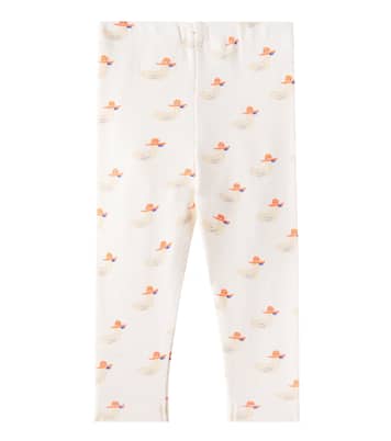 Baby Ducks cotton-blend jersey leggings | Tinycottons