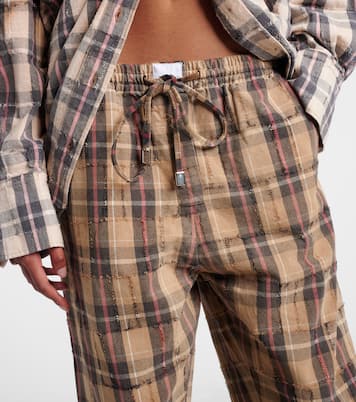 Jogginghose aus Baumwollflanell | The Attico