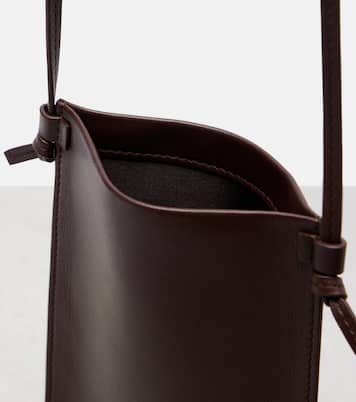 Camie leather pouch with strap | The Row