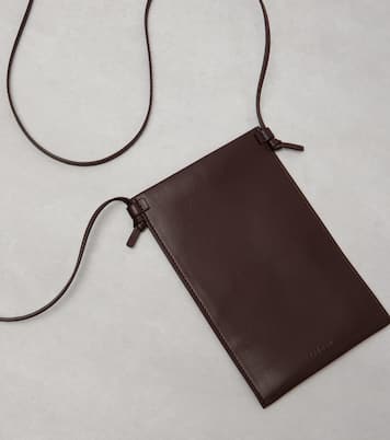 Camie leather pouch with strap | The Row
