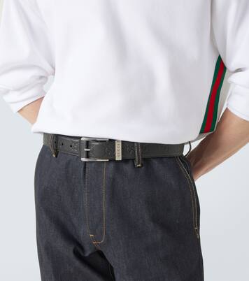Cinturón de piel con GG | Gucci