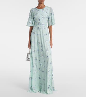 Robe longue Charlotte brodée | Markarian