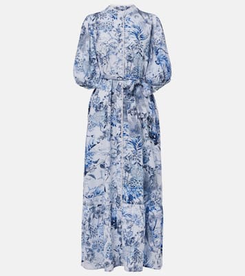 Robe chemise Kitty en coton et lin | Melissa Odabash