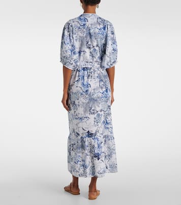 Robe chemise Kitty en coton et lin | Melissa Odabash