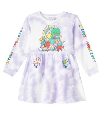 Tie-dye cotton jersey dress | Stella McCartney Kids
