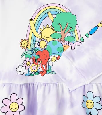 Tie-dye cotton jersey dress | Stella McCartney Kids