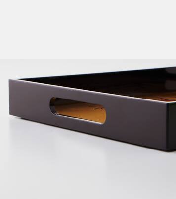 Lacquered wooden decorative tray | Les-Ottomans