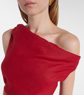 One-Shoulder-Top Suis aus Leinen | Faithfull