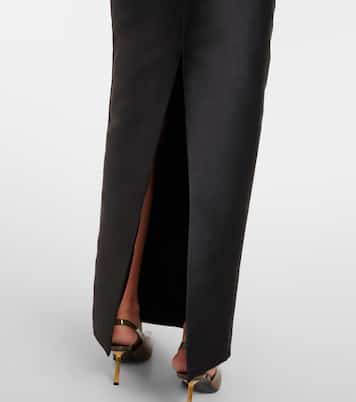 Robe de cocktail Davina en satin | Solace London