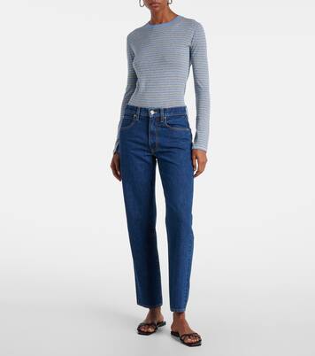 Jean droit Sophie à taille haute | Slvrlake