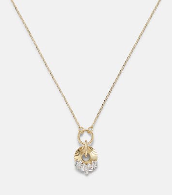 Resilience 18kt gold pendant necklace with diamonds | FoundRae