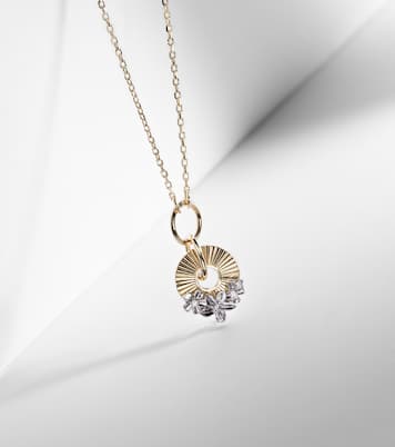 Resilience 18kt gold pendant necklace with diamonds | FoundRae