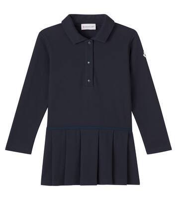 Cotton-blend piqué polo dress | Moncler Enfant