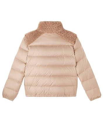 Vard teddy-trimmed down jacket | Moncler Enfant
