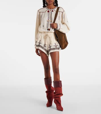 Stiefel Ines 75 aus Veloursleder | Paris Texas