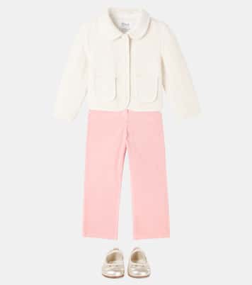 Janica herringbone cotton and wool jacket | Bonpoint