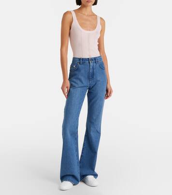 Lucy rib-knitted wool tank top | Gabriela Hearst