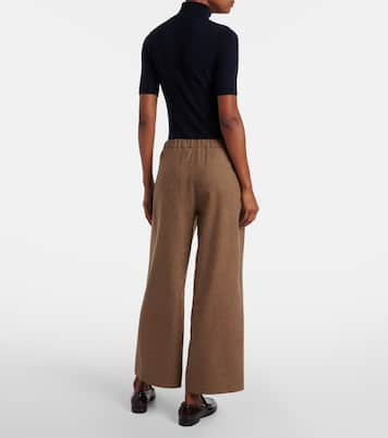 Livio wool and cashmere wide-leg pants | 'S Max Mara