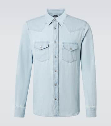 Camisa de chambray de algodón | Tom Ford