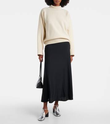 Metallic leather pumps | Jil Sander