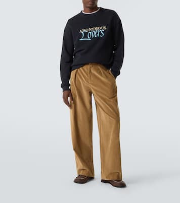 Cotton corduroy wide-leg pants | JW Anderson