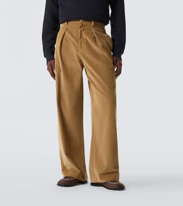 Cotton corduroy wide-leg pants | JW Anderson