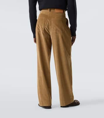 Cotton corduroy wide-leg pants | JW Anderson