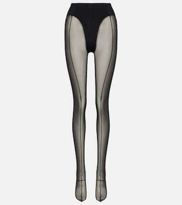 Medias re/edit de tul translúcido | Mugler