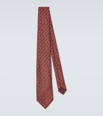 Krawatte aus Seiden-Jacquard | Charvet