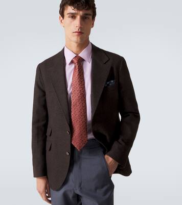 Krawatte aus Seiden-Jacquard | Charvet