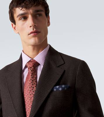 Krawatte aus Seiden-Jacquard | Charvet