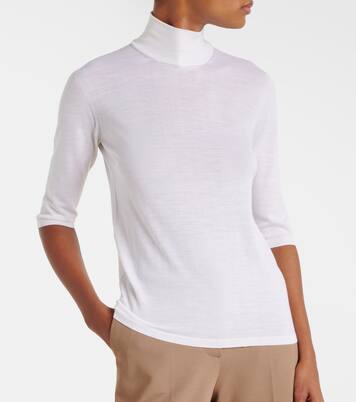 Boa virgin wool turtleneck top | Max Mara